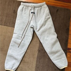 Fear of God Essentials Light Gray Joggers XS